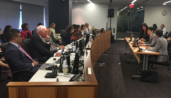 The Commission hears from Eliza Byard, Rea Carey, and Mara Keisling on the history of LGBTQ civil rights in the United States, June 2017