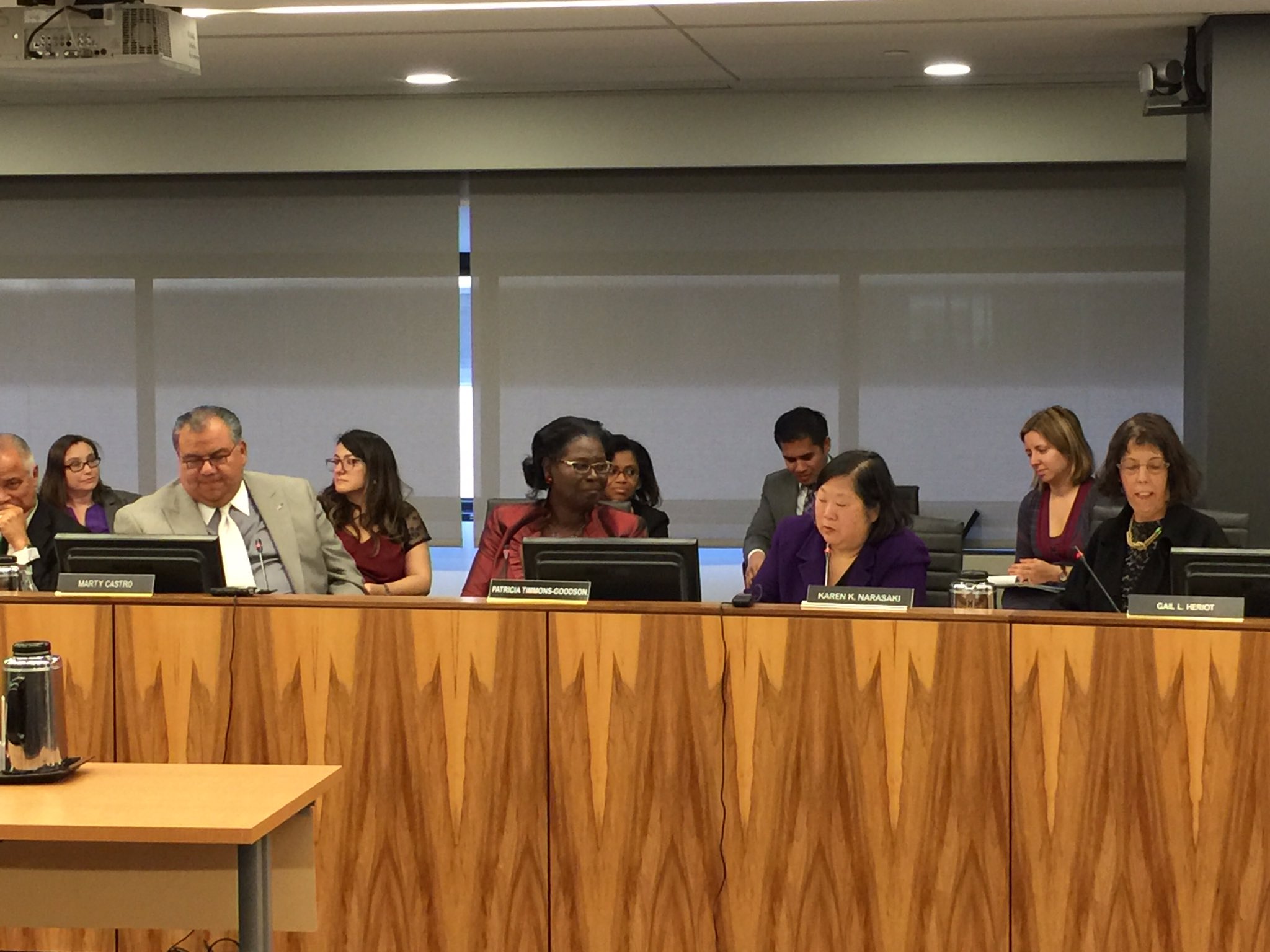 Photo of Commission Meeting