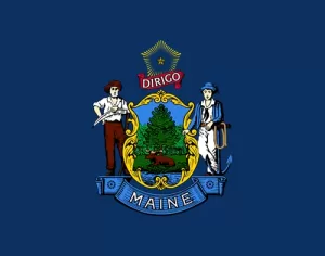 Maine State Flag